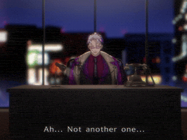 Office Sitting GIF
