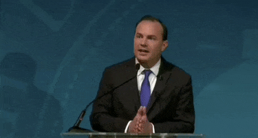 I Disagree Mike Lee GIF by GIPHY News