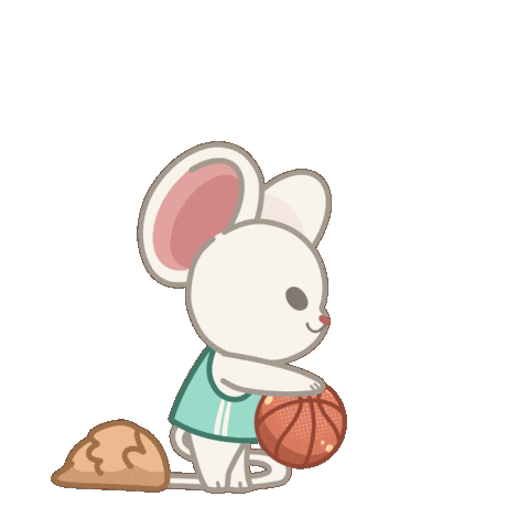 Basketball Jumping Sticker by Moki
