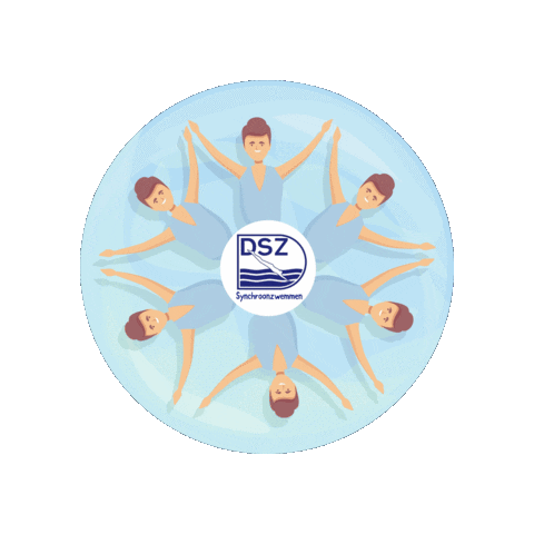 DSZ synchroonzwemmen Sticker
