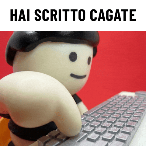Typing Commento GIF