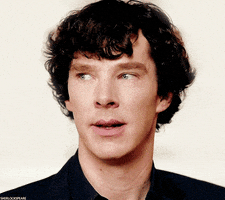 Sherlock Benedict Cumberbatch animated GIF