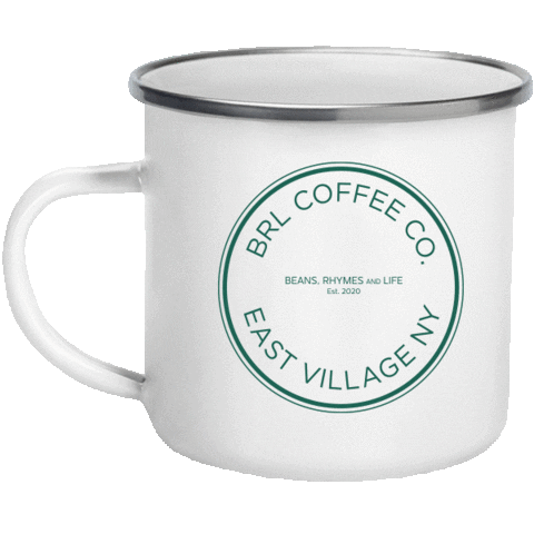 Small Business Coffee Mug Sticker by brl Coffee Co.