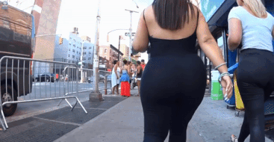 Candidbootys big ass walking GIF