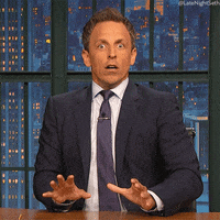 Seth Meyers Omg GIF by Late Night with Seth Meyers