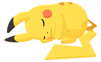 Sleepy Good Night Sticker by Pokémon