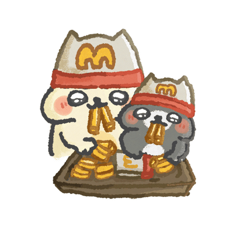 Eat Fast Food Sticker