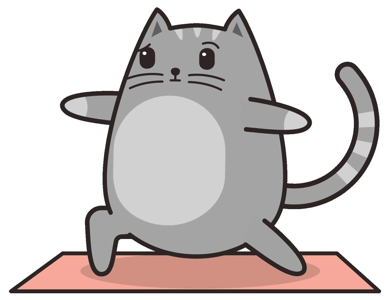 Happy Fat Cat Sticker by Meowingtons for iOS & Android GIPHY