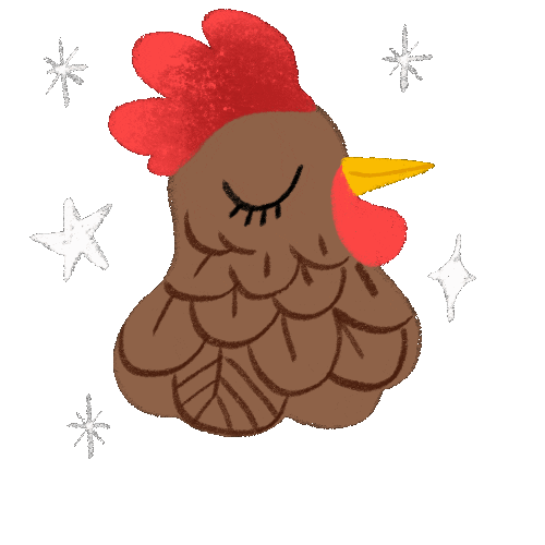 Chicken Turkey Sticker by Albertarrayas