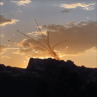 Independence Day With Mount Rushmore Fly-Over