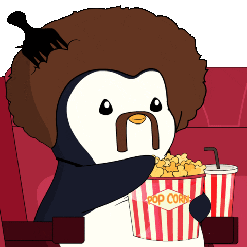Pop Corn GIF by Pudgy Penguins