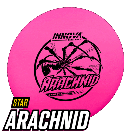 Disc Golf Arachnid Sticker by Innova Discs