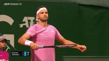 Sad Grigor Dimitrov GIF by Tennis TV