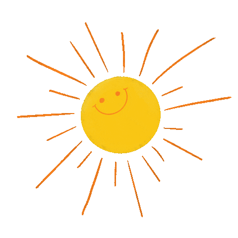 Happy Sun Sticker