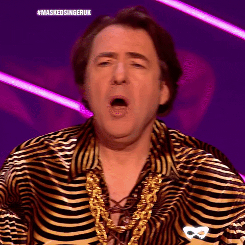 Jonathan Ross Wow GIF by The Masked Singer UK & The Masked Dancer UK