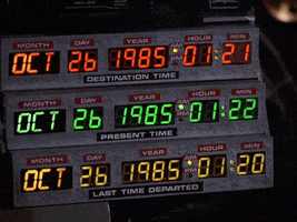 October 26 Dates GIF by Back to the Future Trilogy