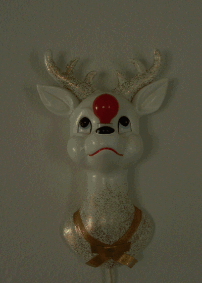 Red Nose Christmas Lights GIF