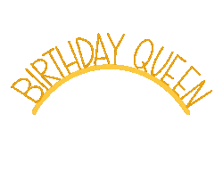 Birthday Queen Sticker