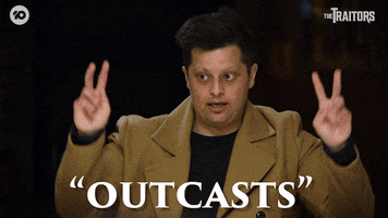Quote Outcast GIF by The Traitors Australia