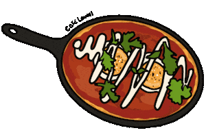 Eating Sticker by Cafe Laurel