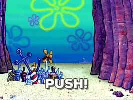 jimmymendoza spongebob push patrick star bikini bottom GIF