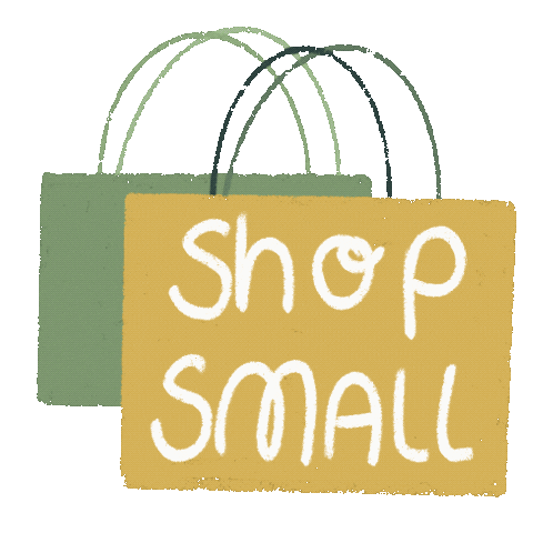 Shop Small Sticker by bdempseyart