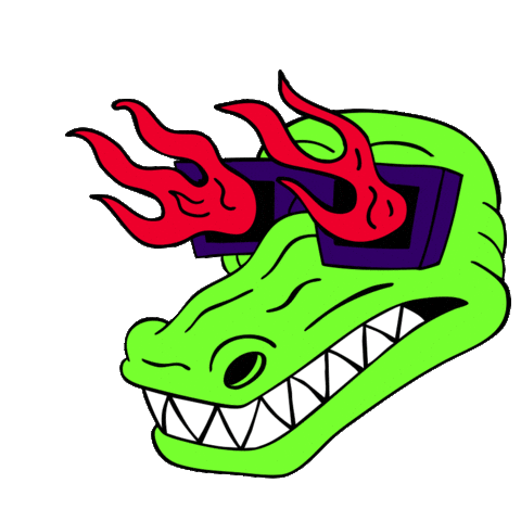 Mad Flames Sticker by All4cycling