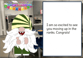 Congratulations Gnome GIF