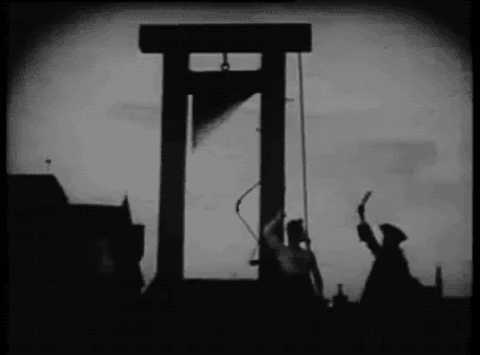Image result for guillotine gif