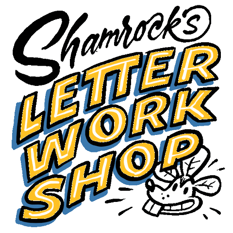 Shamrockletterworkshop01 Sticker by shamrock-amsterdam