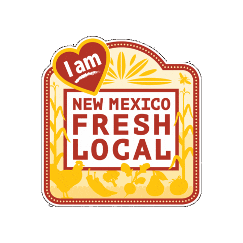 Newmexico Landofenchantment Sticker by New Mexico Farmers' Marketing Association