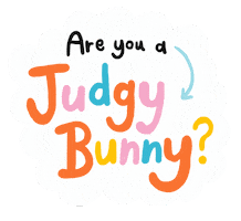 Judgybunny Sticker by Linzie Hunter
