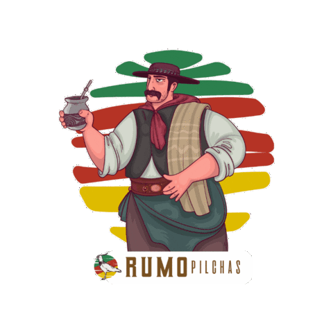 Rumo Pilchas Sticker