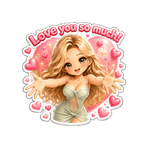 Love You Sticker