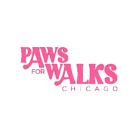 Paws for Walks Chicago Sticker
