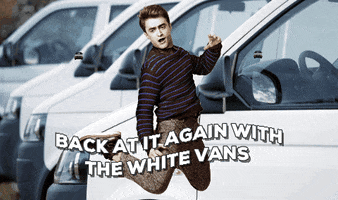 back at again with the white vans