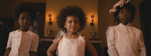 Image result for blue ivy in moms music videos gif