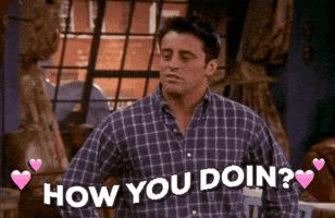 Joey Tribbiani Flirt GIF