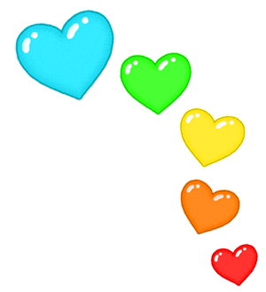 I Love You Hearts Sticker by Originals