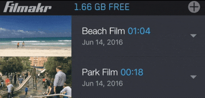 filmakr films editor video maker imovie GIF