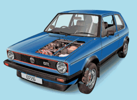 Volkswagen Golf Cars GIF