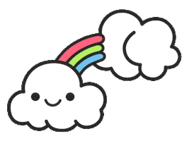 Animation Rainbow Sticker by Fluffy Idiot