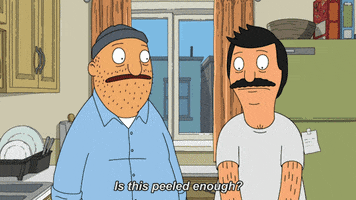 fox it's not peeled at all GIF by Bob's Burgers