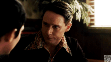 shocked dirk gently GIF by BBC America