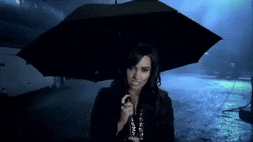 raining don't forget GIF by Demi Lovato