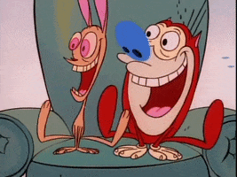 Excited Ren And Stimpy GIF by NickRewind