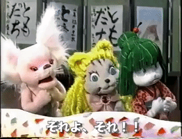 yes japan puppet thats it monster school GIF