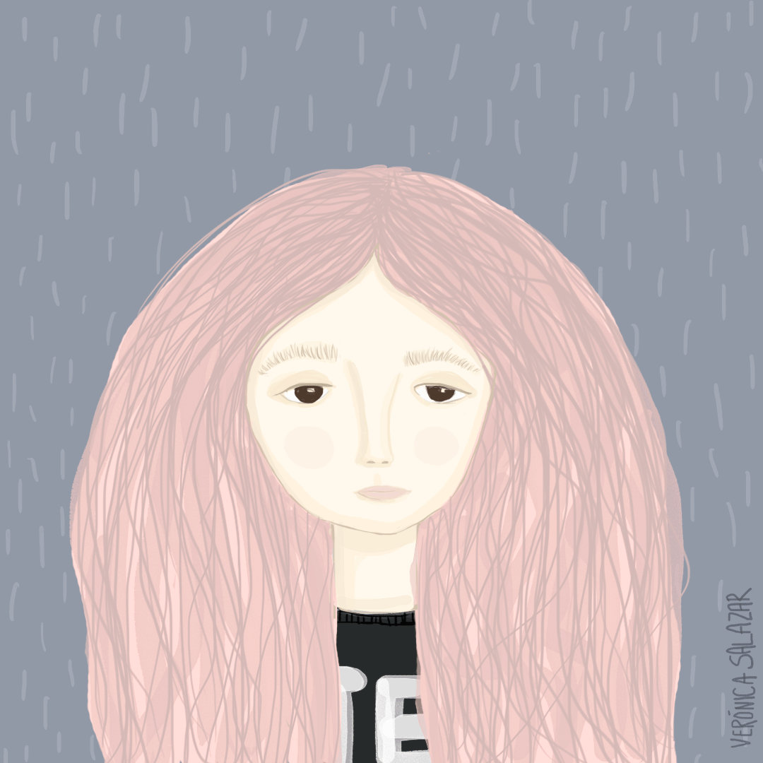 Sad Rain GIF By Vernica Salazar Find Share On GIPHY