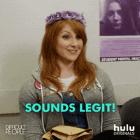 Excited Difficult People GIF by HULU