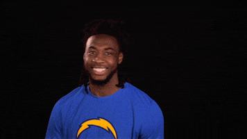 Los Angeles Chargers Smiling GIF by NFL